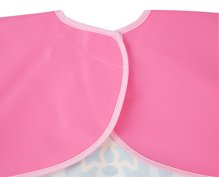 Baveta cu maneci si buzunar BabyJem Polly Bib (Culoare: Bleu) [11]