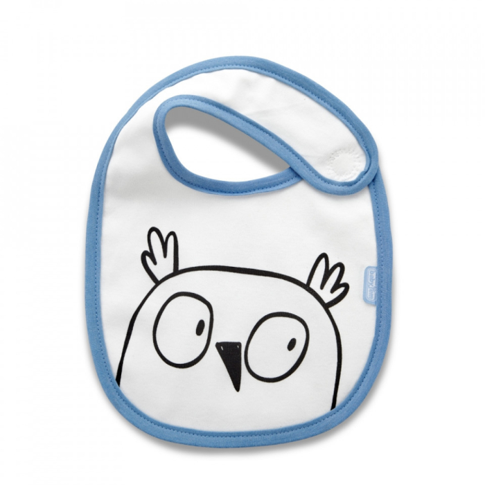 Baveta din bumbac BabyJem (Culoare: Bleu) [4]