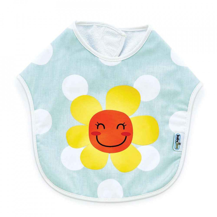 Baveta din bumbac BabyJem Dots (Culoare: Roz) [2]