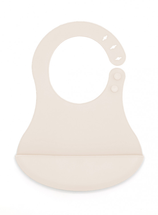 Baveta din silicon BabyJem (Culoare: Ecru) [8]