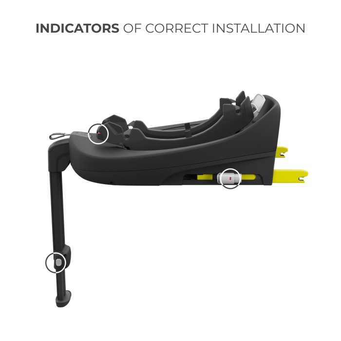 BAZA ISOFIX 360 KINDERKRAFT ENDURA SAFE FX, BLACK [3]