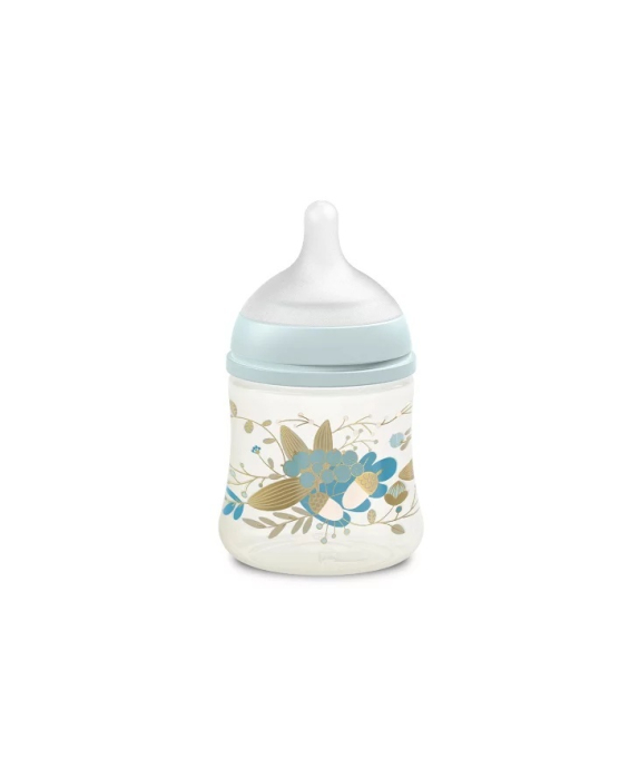 Biberon 150 ml tetină fiziologică SX Pro cu debit lent Albastru Gold Premium [2]