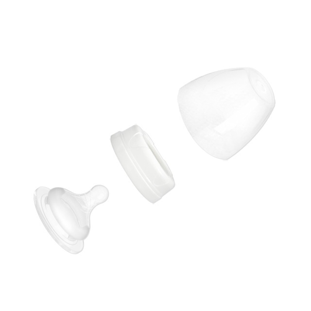 Biberon Neno 150 ml cu tetina silicon, anti-colici, debit lent [9]