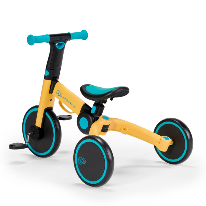 BICICLETA DE ECHILIBRU / TRICICLETA KINDERKRAFT 4TRIKE, PRIMROSE YELLOW [2]