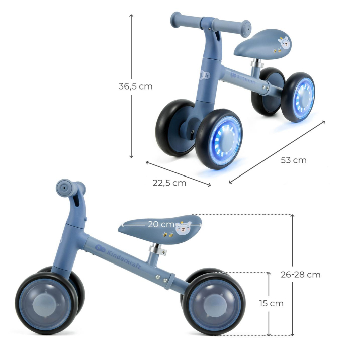 BICICLETA ECHILIBRU CUTIE FLASH, BLUE [7]
