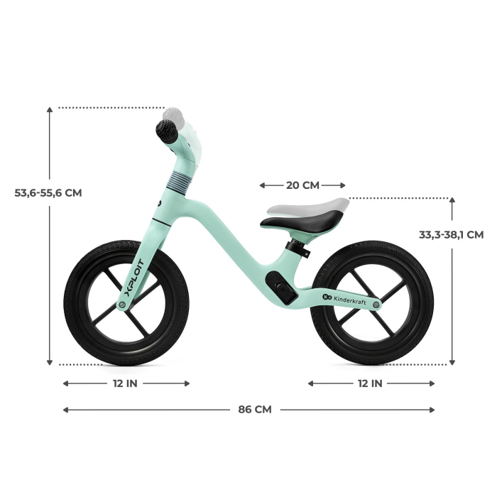 BICICLETA FARA PEDALE KINDERKRAFT XPLOIT, TURCOISE [8]