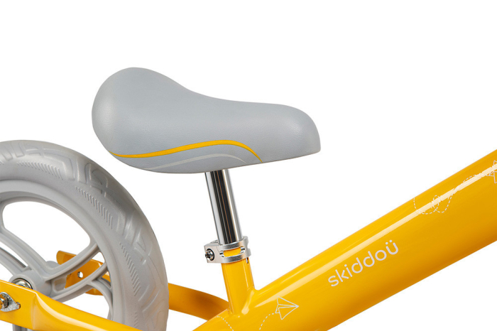 Bicicleta fara pedale Nils, Skiddou, Galben [5]