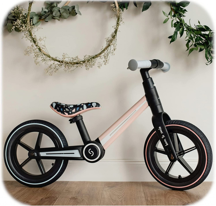 Bicicleta pliabila fara pedale Skiddou Ronny, Keep Pink, Roz [9]