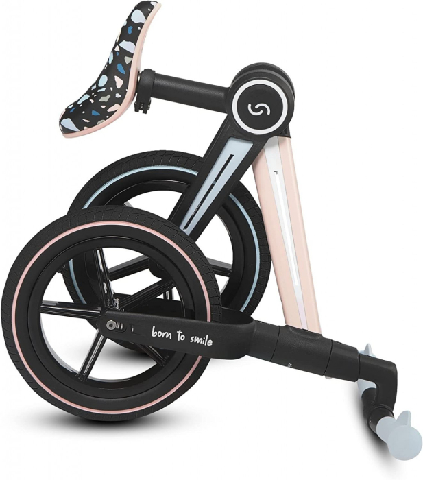 Bicicleta pliabila fara pedale Skiddou Ronny, Keep Pink, Roz [11]