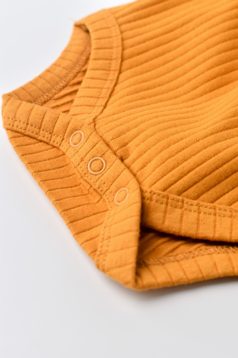 Body Bebe Unisex cu maneca lunga din 95% bumbac organic cu 5% elastan - Sofran, BabyCosy [6]