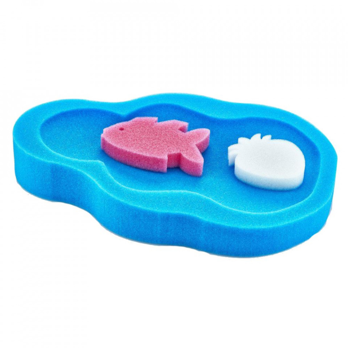 Burete suport pentru baie BabyJem (Culoare: Albastru) [2]