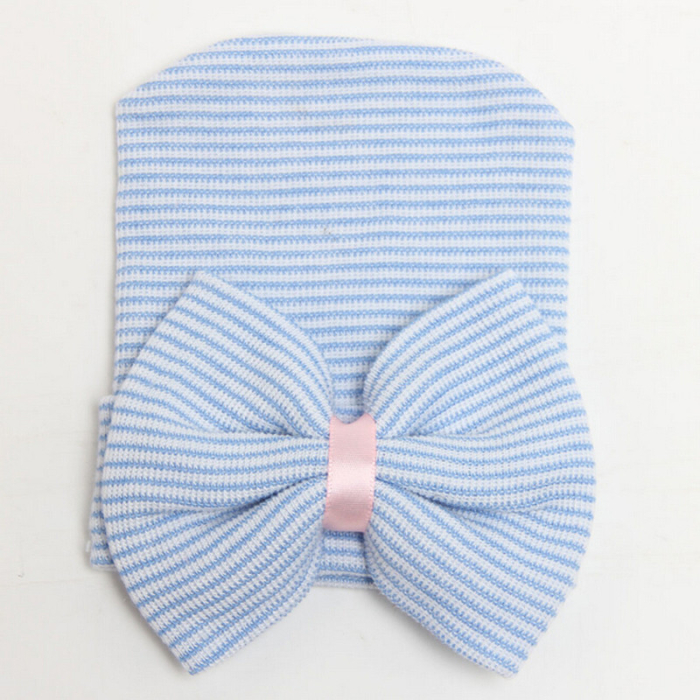 Caciulita subtire de nou-nascut cu funda Drool (Culoare: Multicolor) [7]