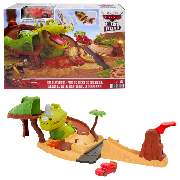 CARS SET DE JOACA DINO SI MASINUTA CAVE FULGER MCQUEEN [8]