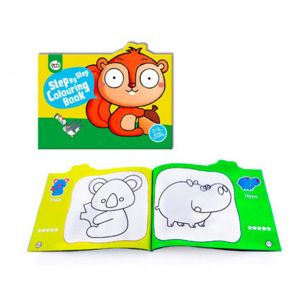 Carte de colorat cu animale Drool [3]