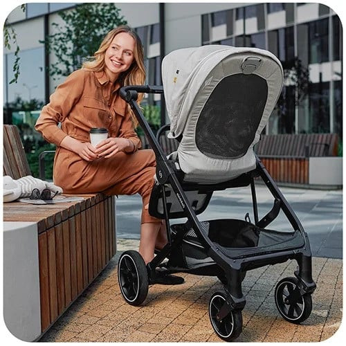 Carucior 2 in 1 Skiddou Moss Normandic Dream, Gri [4]