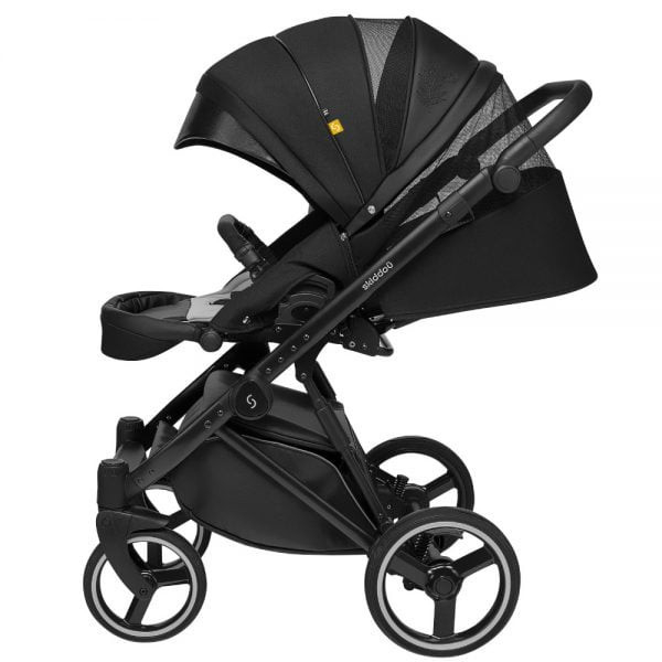 Carucior 2 in 1 Skiddou Oslo+, Onyx, Negru [12]