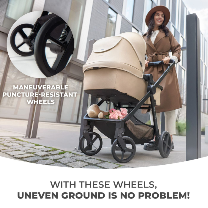 CARUCIOR KINDERKRAFT NEWLY, 3 IN 1, LIGHT GREY [2]