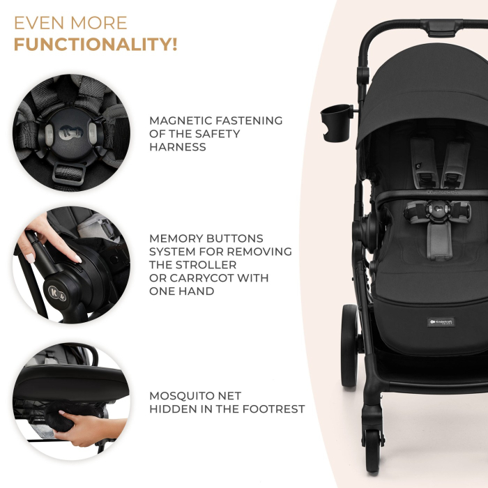 CARUCIOR KINDERKRAFT YOXI 3IN1 (MINK PRO) MOON GREY [4]