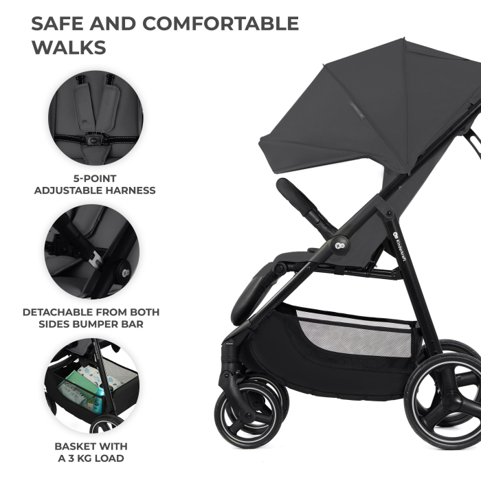 CARUCIOR SPORT KINDERKRAFT TRIG3 GRANITE GREY [4]