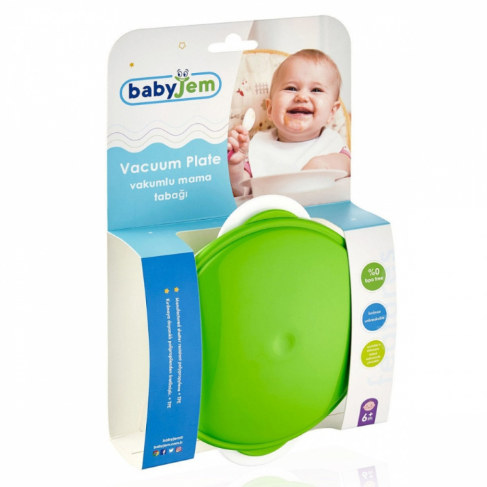 Castron cu ventuza si capac BabyJem (Culoare: Roz) [2]