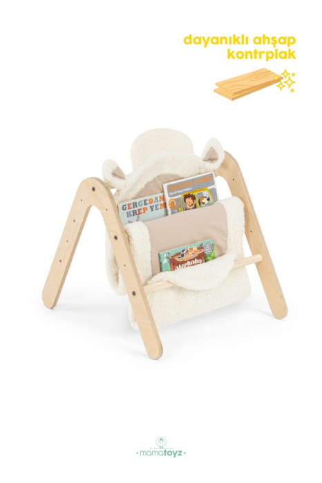 Centru activitati Montessori 2in1 - loc de joaca si biblioteca Gimy, MamaToyz [5]