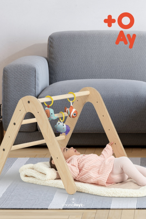 Centru activitati Montessori 2in1 - loc de joaca si biblioteca Gimy, MamaToyz [4]