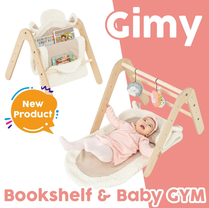 Centru activitati Montessori 2in1 - loc de joaca si biblioteca Gimy, MamaToyz [3]