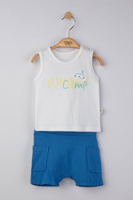 Compleu 2 piese Summer camp pentru baietei, Tongs baby [2]