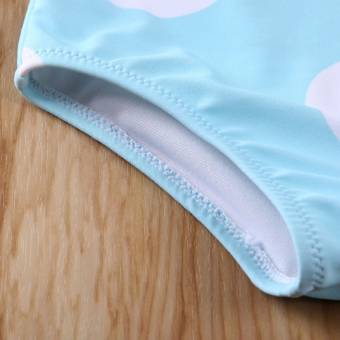 Costum de baie cu buline mari Drool - Roz [5]
