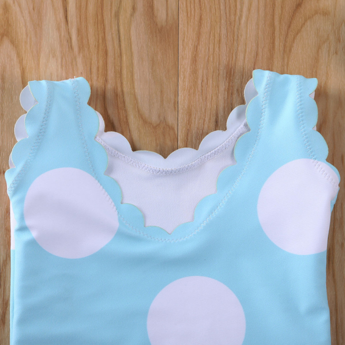 Costum de baie cu buline mari Drool - Roz [3]