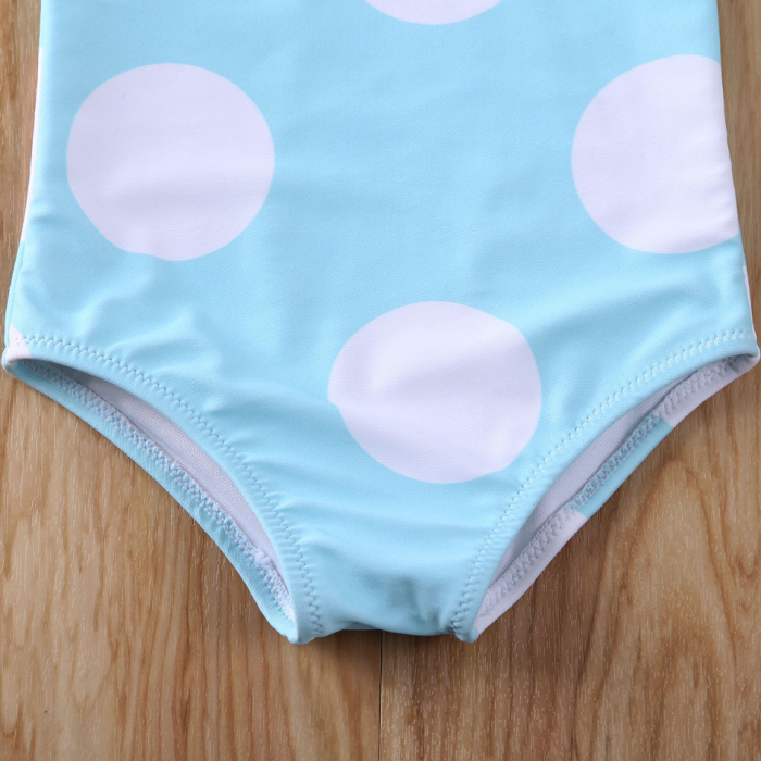Costum de baie cu buline mari Drool - Roz [6]