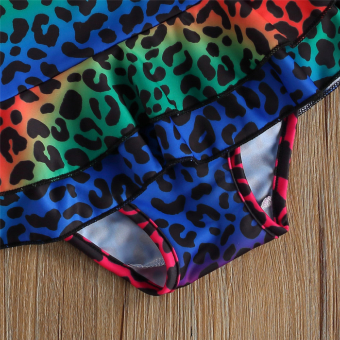 Costum de baie cu volan si bretelute Drool - Flamingo [12]
