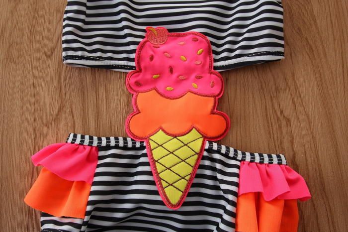 Costum de baie decupat Inghetata Drool [5]