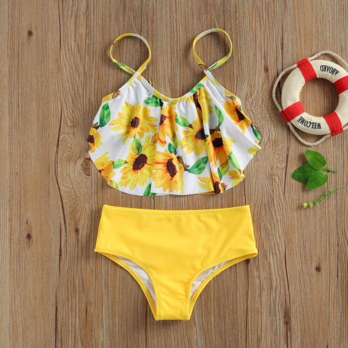 Costum de baie Floarea soarelui din 2 piese Drool [6]