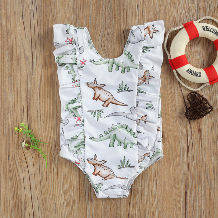 Costum de baie Jurassic Drool - Frunze [3]