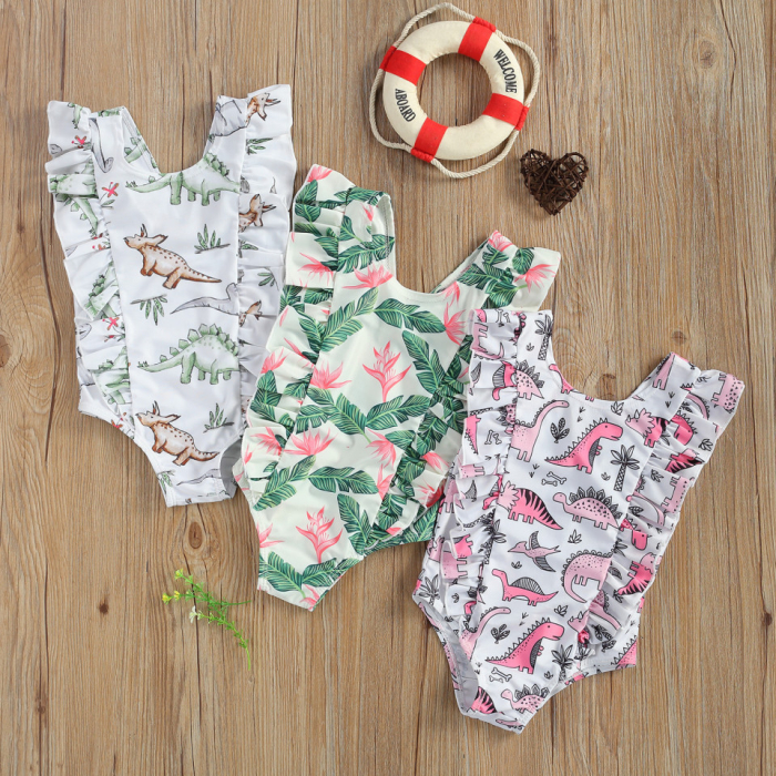 Costum de baie Jurassic Drool - Frunze [2]