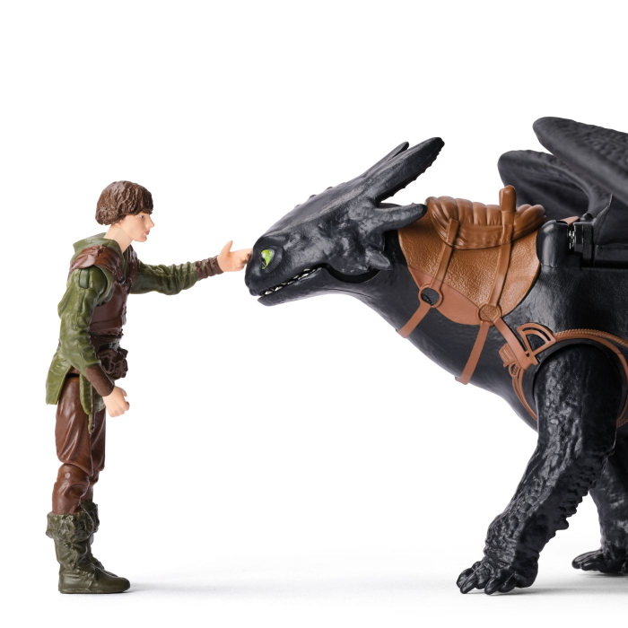 CUM SA ITI DRESEZI DRAGONUL SET DRAGON TOOTHLESS SI FIGURINA VIKING HICCUP [5]