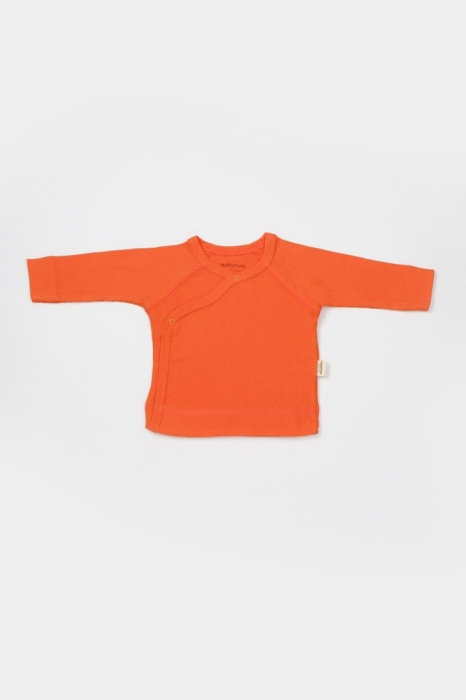 Cutie 4 piese pentru nou nascut - 100% bumbac organic - Portocaliu, BabyCosy [6]