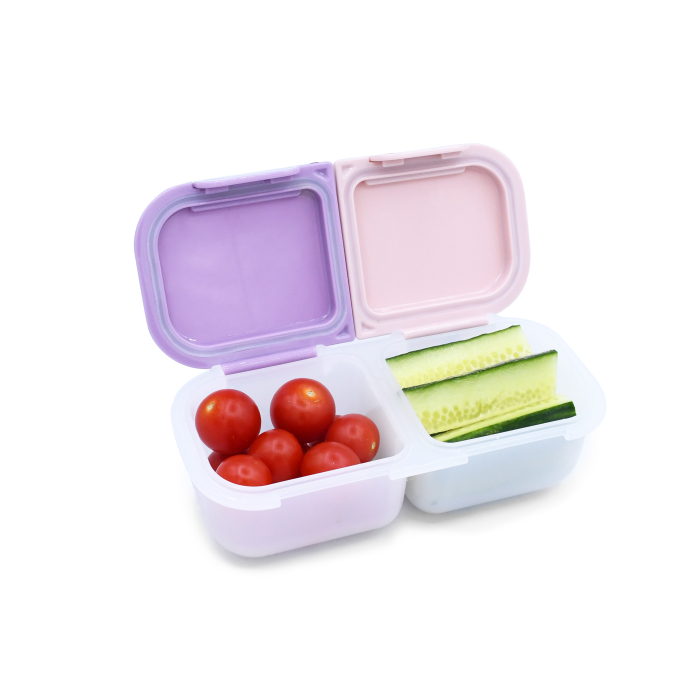 CUTIE SNACK 2 COMPARTIMENTE, MELII, BLUSH BERRY [2]