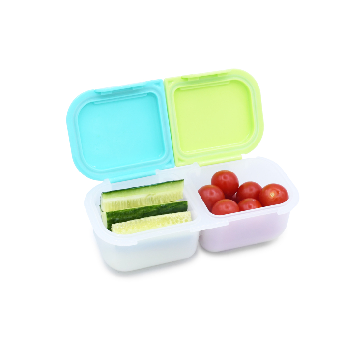 CUTIE SNACK 2 COMPARTIMENTE, MELII, CACTUS FERN SAGE [4]