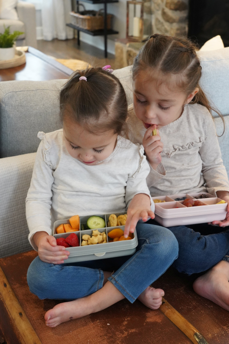 CUTIE SNACK 6 COMPARTIMENTE, MELII, PRINT PISICA [4]