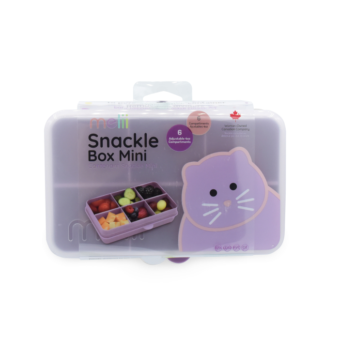 CUTIE SNACK 6 COMPARTIMENTE, MELII, PRINT PISICA [3]