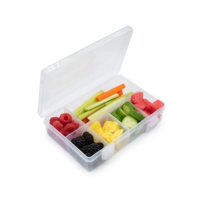 CUTIE SNACK 8 COMPARTIMENTE, MELII, TRANSPARENT [2]