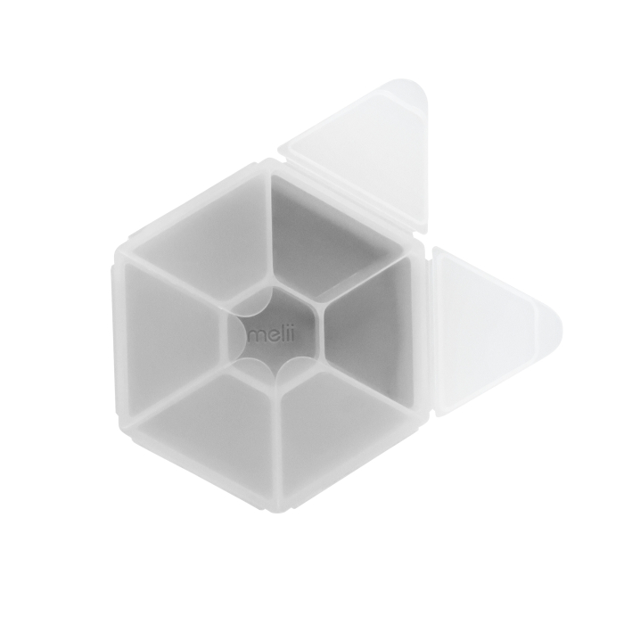 CUTIE SNACK HEXAGON SNACKLE 6 COMPARTMENTE, MELII, GREY [5]