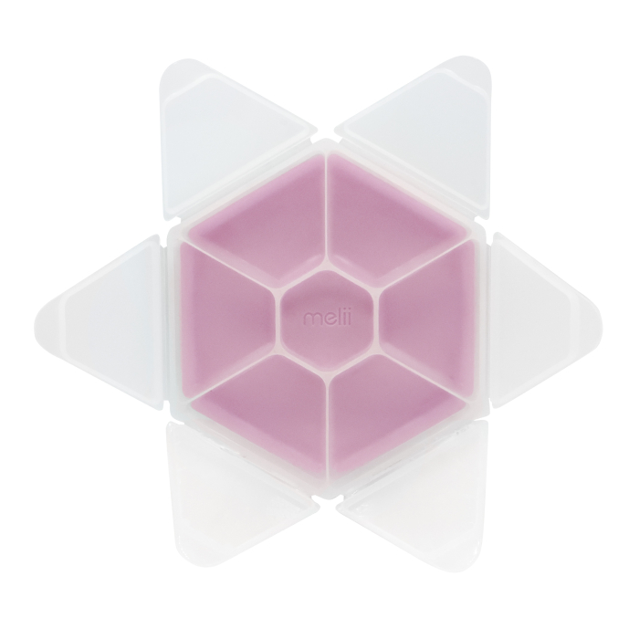 CUTIE SNACK HEXAGON SNACKLE 6 COMPARTMENTE, MELII, PINK [4]