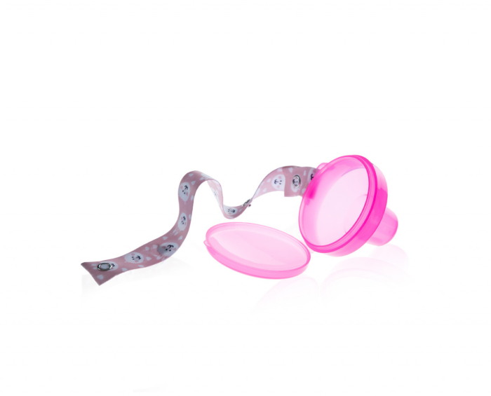 Cutiuta pentru suzeta cu lantisor BabyJem (Culoare: Alb) [8]