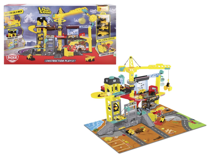 DICKIE TOYS SET DE CONSTRUCTII CU LUMINI SI SUNETE [5]