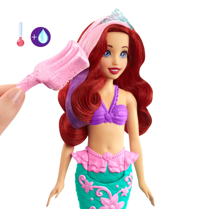 DISNEY PRINCESS PAPUSA ARIEL CU CULORI SCHIMBATOARE [6]