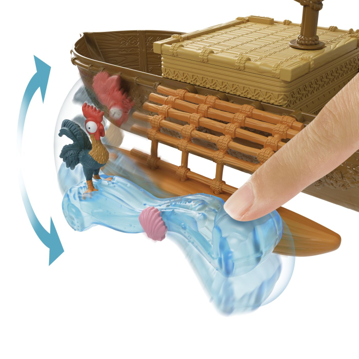 DISNEY PRINCESS SET BARCA CANOE A LUI MOANA SI AVENTURI IN OCEAN 38CM [9]