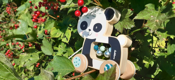EICHHORN JUCARIE DE TRAS URSULET PANDA DE LEMN 15CM [7]